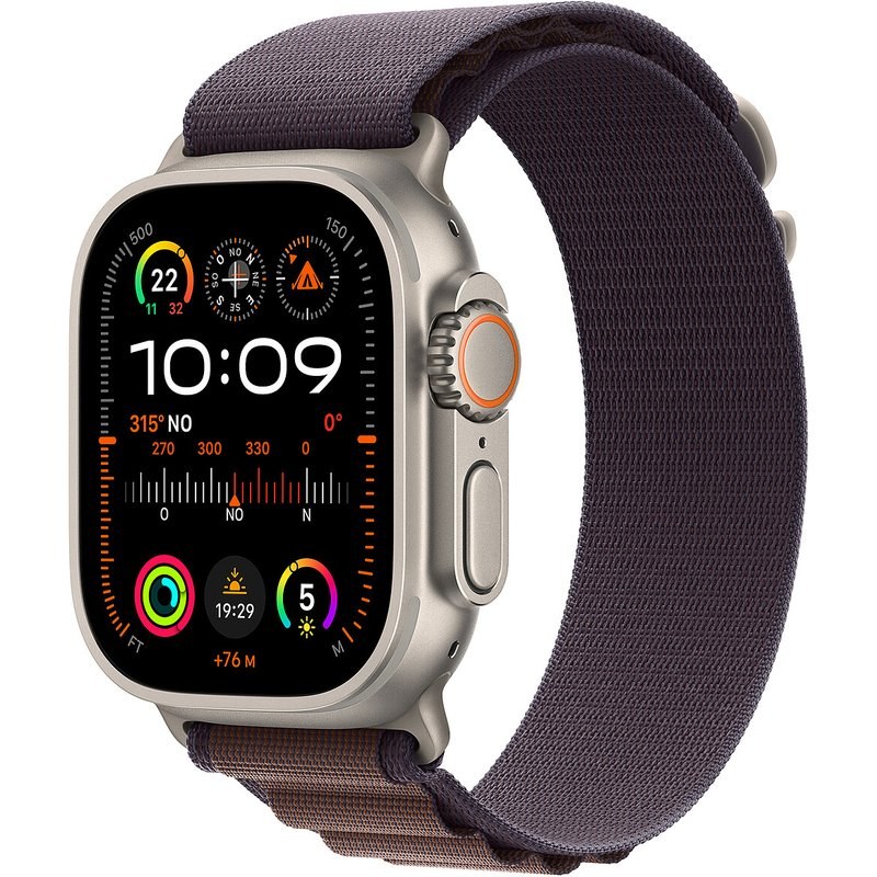 Apple Watch Ultra 2 GPS + Cellular Titanium Case Indigo Alpine Loop 49 mm - M