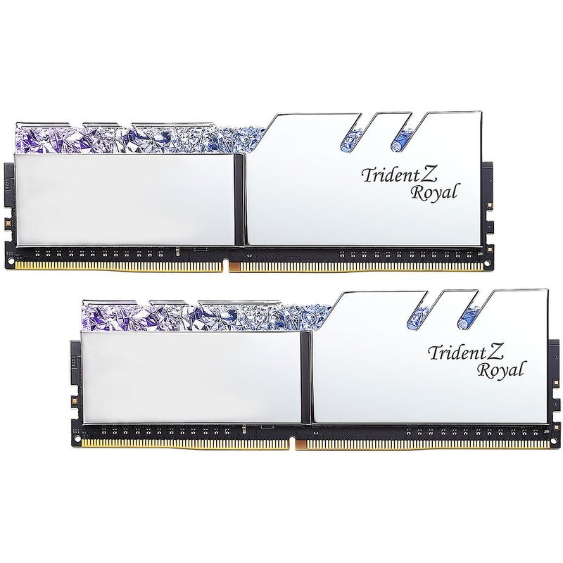 G.Skill Trident Z Royal 32 Go (2 x 16 Go) DDR4 3600 MHz CL16 - Argent