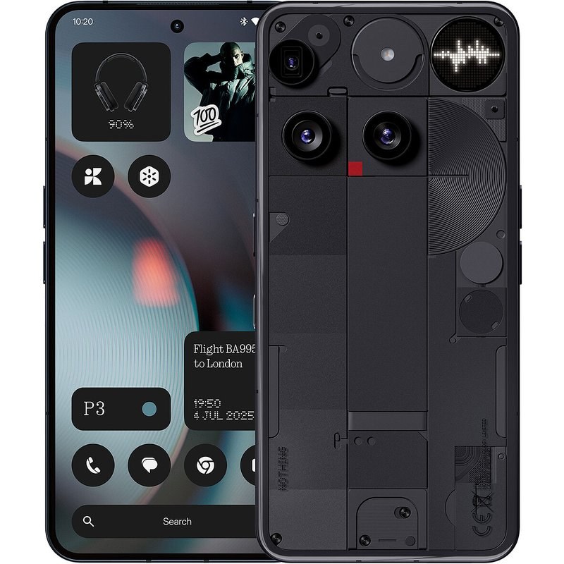 Smartphone Nothing Phone 3 6,67" 5G Nano SIM 512 Go Noir