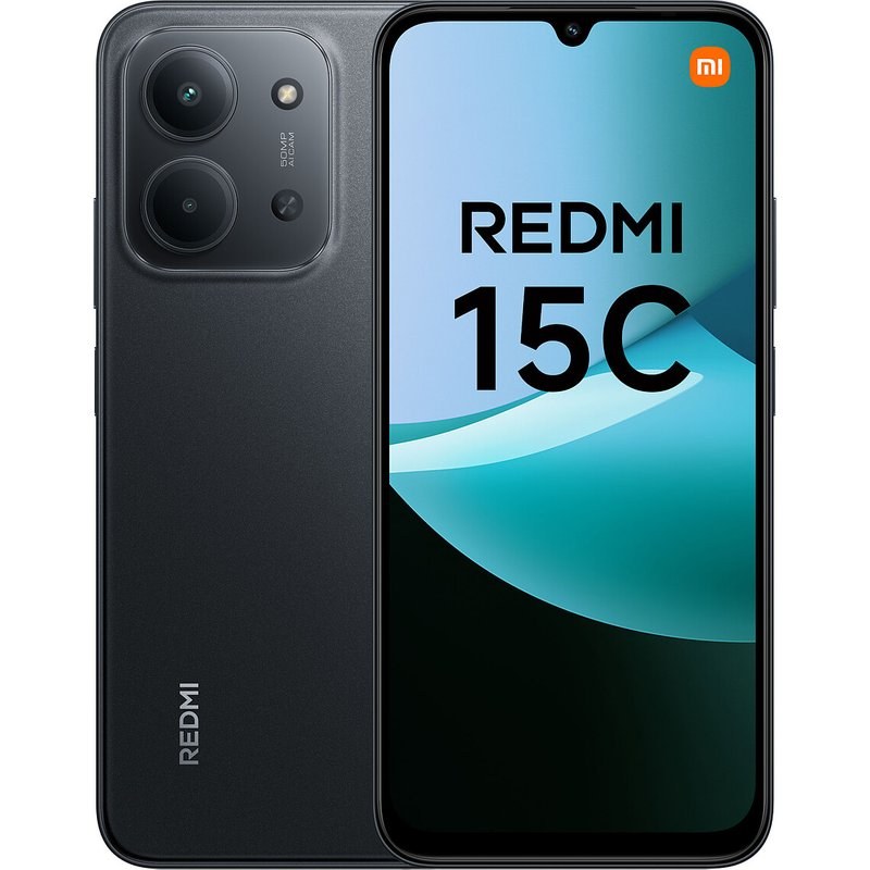 Smartphone Xiaomi Redmi 15C 6,9" Double nano SIM 256 Go Noir