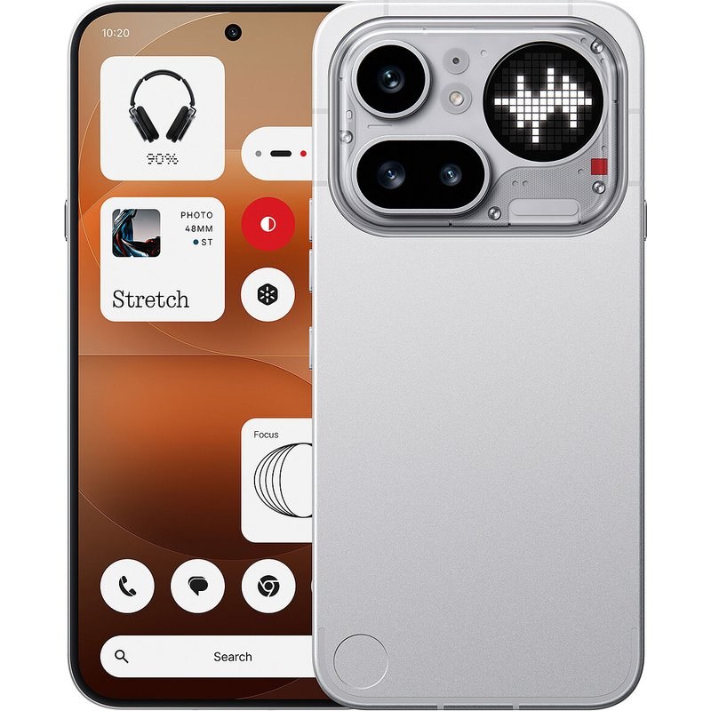 Smartphone Nothing Phone (4A) Pro 6,83" 5G Double Nano SIM 128 Go Argent