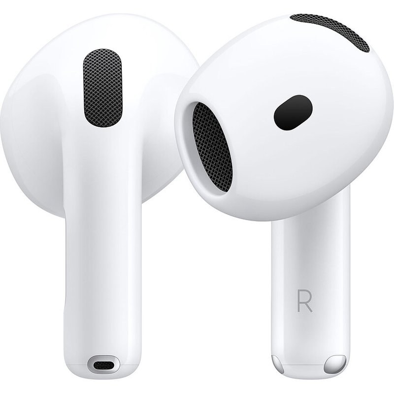 Apple Airpods 4 Blanc avec Boîtier de charge USB‑C Ecouteurs sans fil avec réduction active du bruit