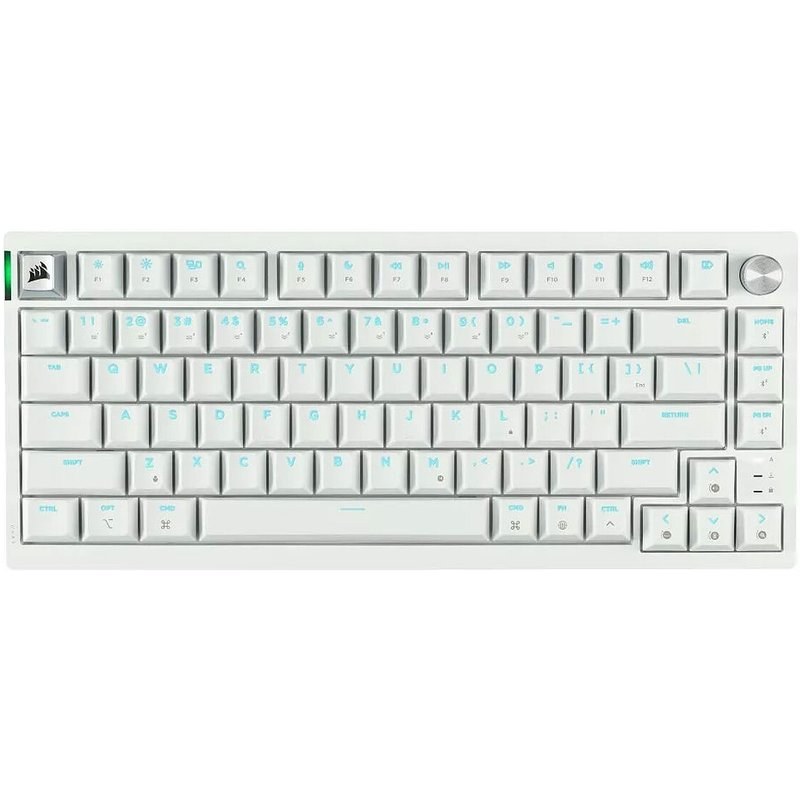 Corsair gaming Azerty sans fil mécanique K65 Plus Wireless Bluetooth Blanc givré