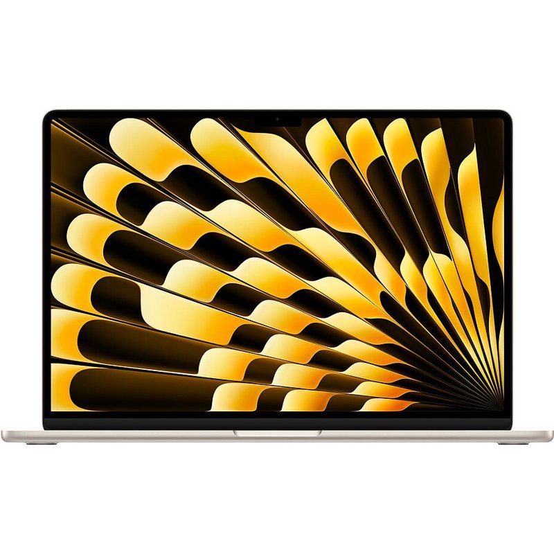 Apple MacBook Air 15" 512 Go SSD 16 Go RAM Puce M5 CPU 10 cœurs GPU 10 cœurs Lumière stellaire