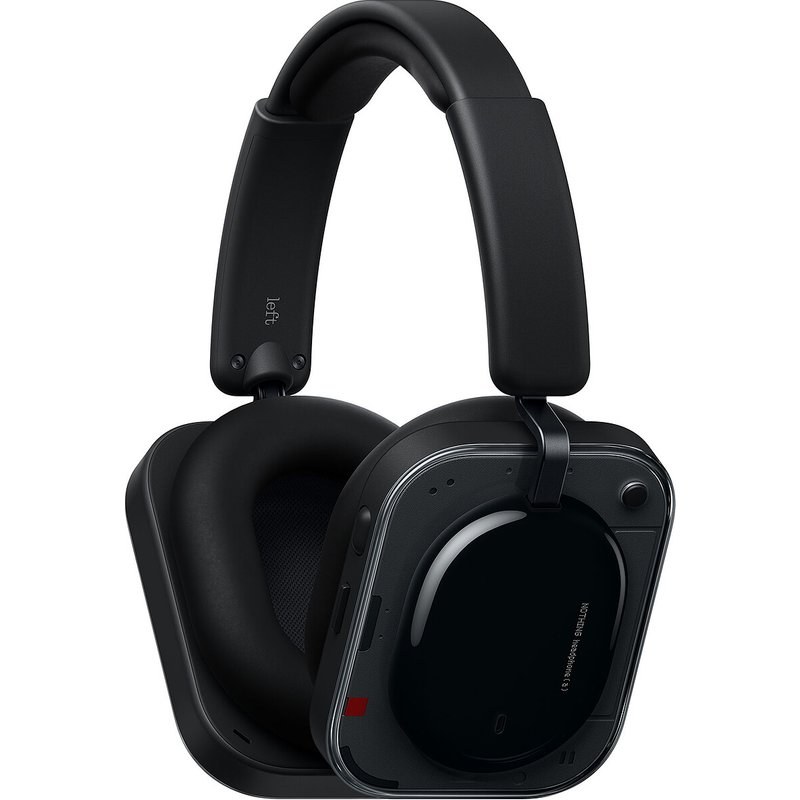 Casque audio sans fil Bluetooth Nothing Headphone (a) avec réduction active du bruit Noir