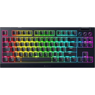 Razer BlackWidow V4 Tenkeyless HyperSpeed jeu AZERTY sans fil avec Bluetooth integre