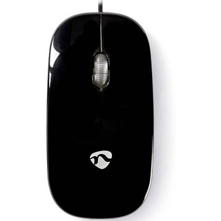 Nedis Wired Optical Mouse Noir