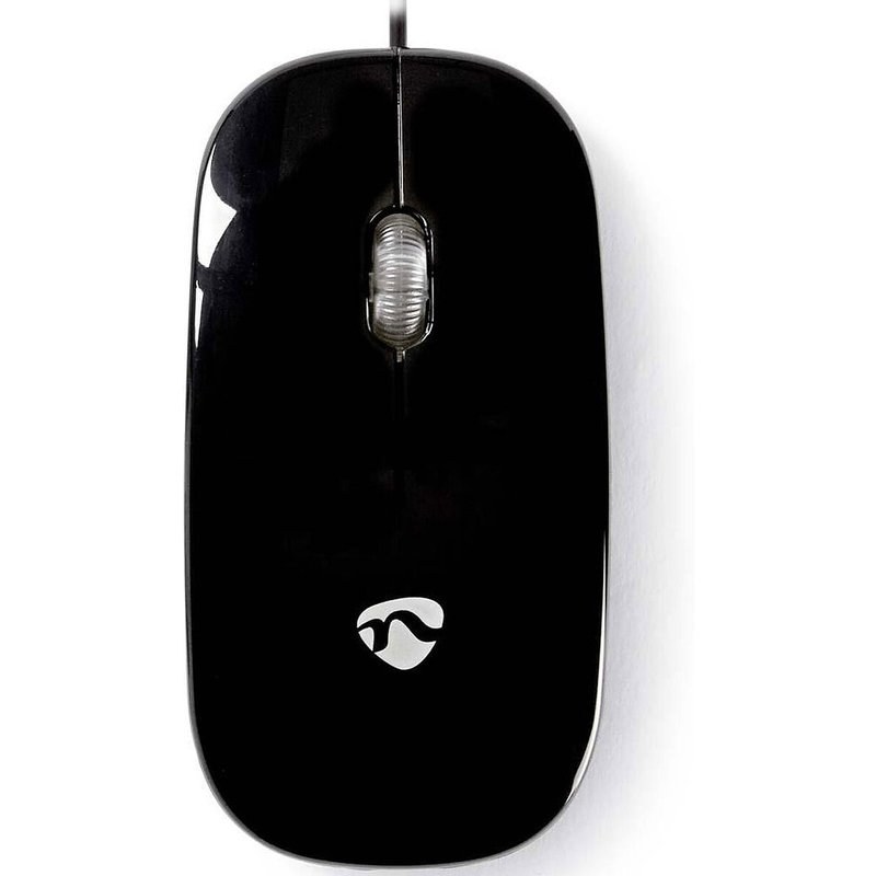 Nedis Wired Optical Mouse Noir