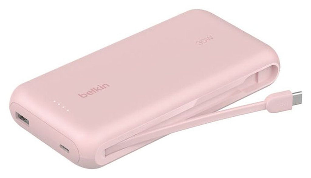 Batterie externe Belkin BoostCharge 20000 mAh Power Delivery USB-C Rose charge rapide