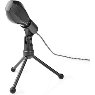 Nedis Microphone filaire double condensateur Tripod USB