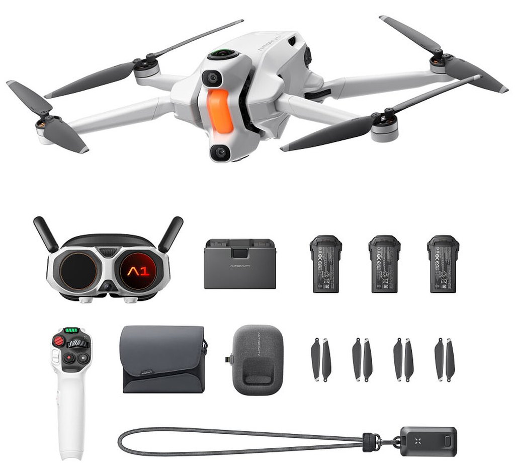 Drone Antigravity A1 Explorer Bundle 360° 8K 55MP Blanc Ultra-Léger