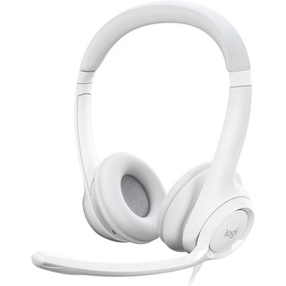 Logitech USB Headset H390 (Blanc Cassé)