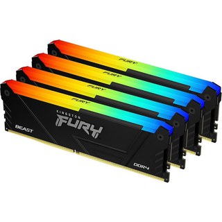 Kingston FURY Beast RGB 32 Go (4 x 8 Go) DDR4 3200 MHz CL16 (KF432C16BB2AK4/32)