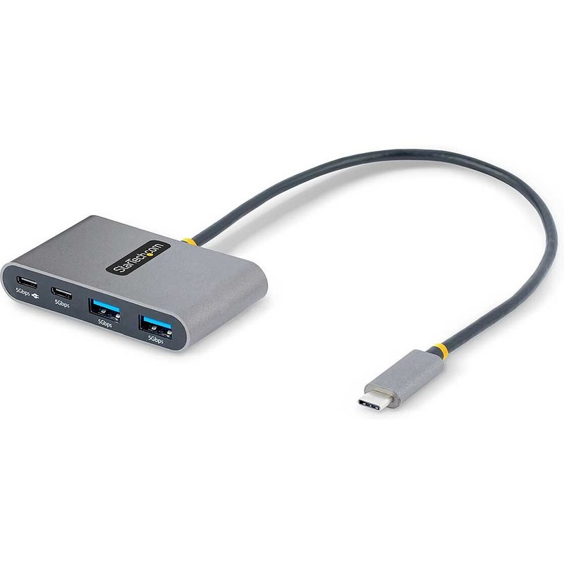 StarTech.com Hub USB-C vers 2 ports USB-C + 2 ports USB-A avec Power Delivery 100 W