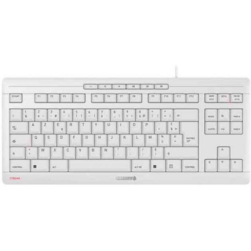 Cherry Stream Keyboard TKL (blanc) - AZERTY, Français