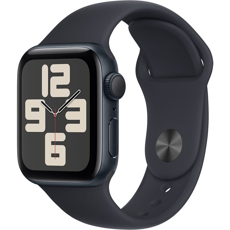 Apple Watch SE 2ND Gen GPS + Cellular Midnight Aluminium Bracelet Sport Band Midnight 40 mm - M/L