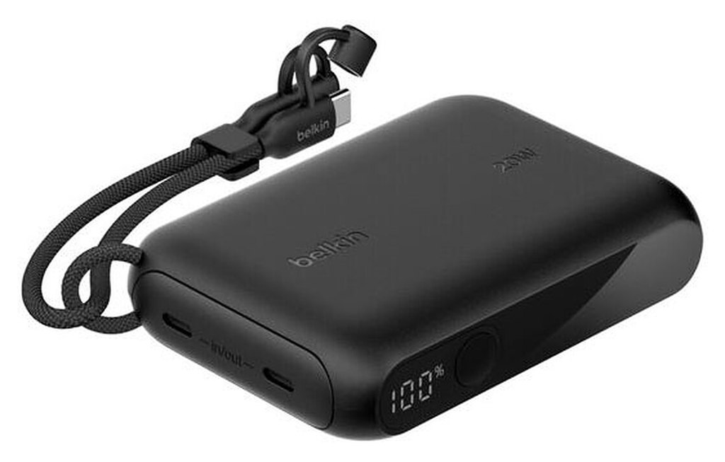 Belkin BoostCharge Powerbank 10K avec Écran (Noir)