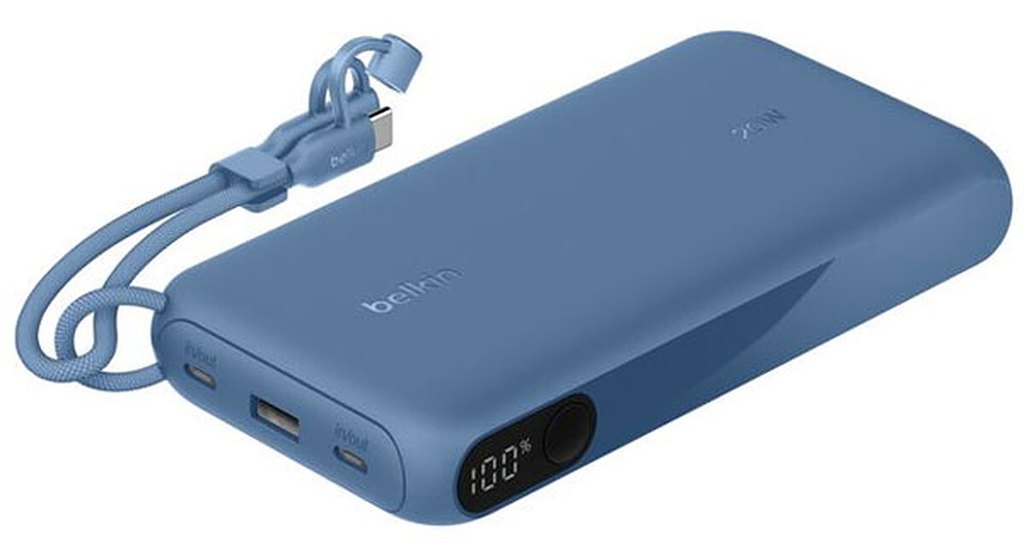 Belkin BoostCharge Powerbank 20K avec Écran (Bleu)