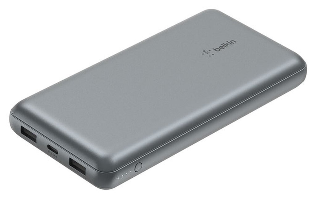 Belkin Batterie externe 20K Boost Charge avec câble USB-A vers USB-C (Gris Sidéral)