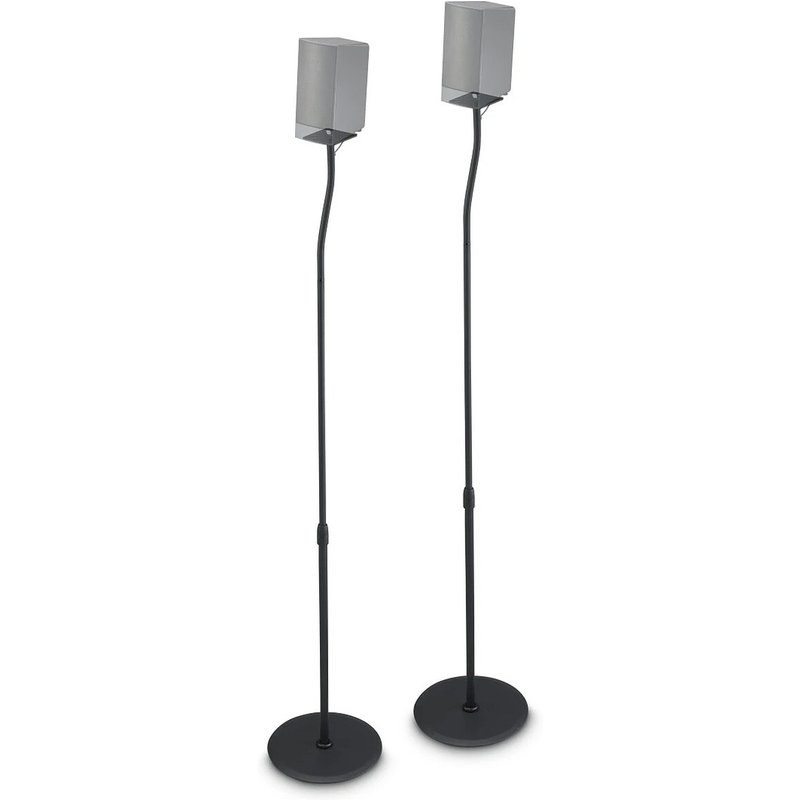 Hama Supports ajustables en hauteur pour enceintes Noir