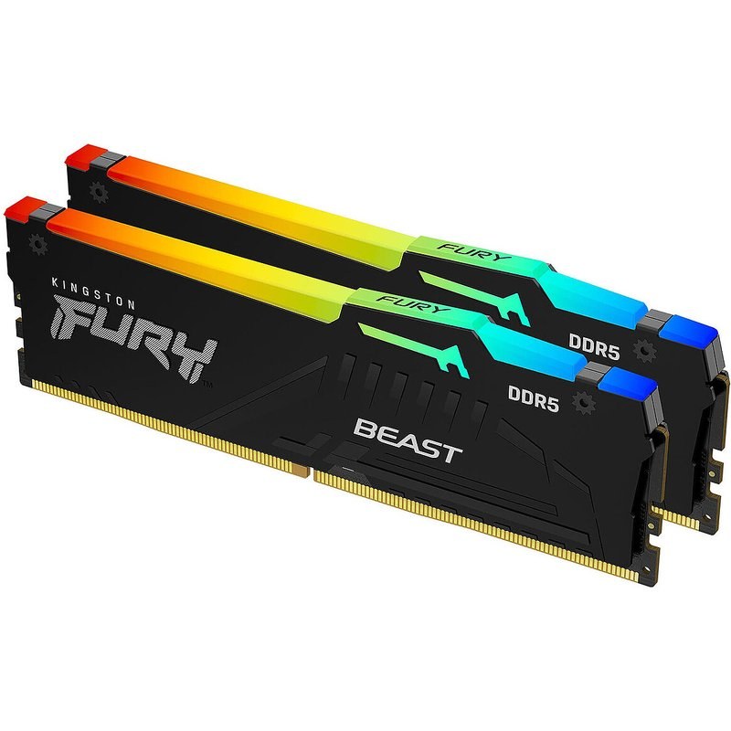 Kingston FURY Beast RGB 16 Go (2 x 8 Go) DDR5 6000 MHz CL30