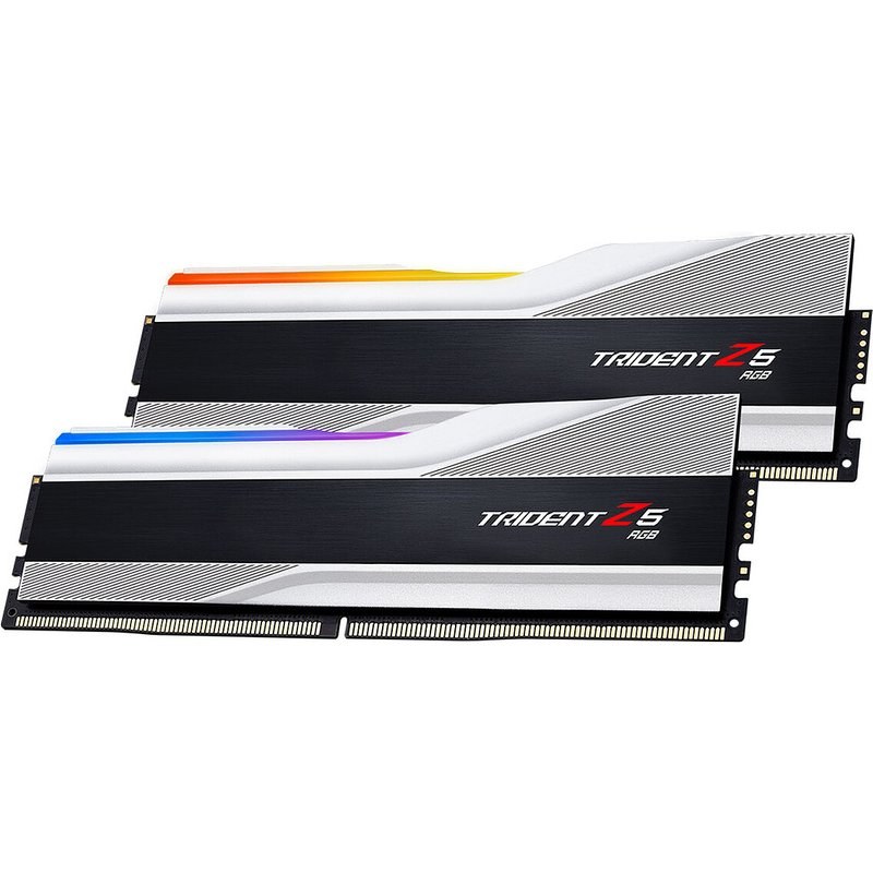 G.Skill Trident Z5 RGB 32 Go (2 x 16 Go) DDR5 8000 MHz CL38 - Argent