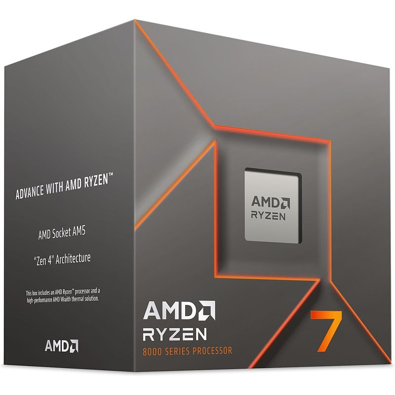 AMD Ryzen 7 8700F Wraith Stealth (4.1 GHz / 5.0 GHz)