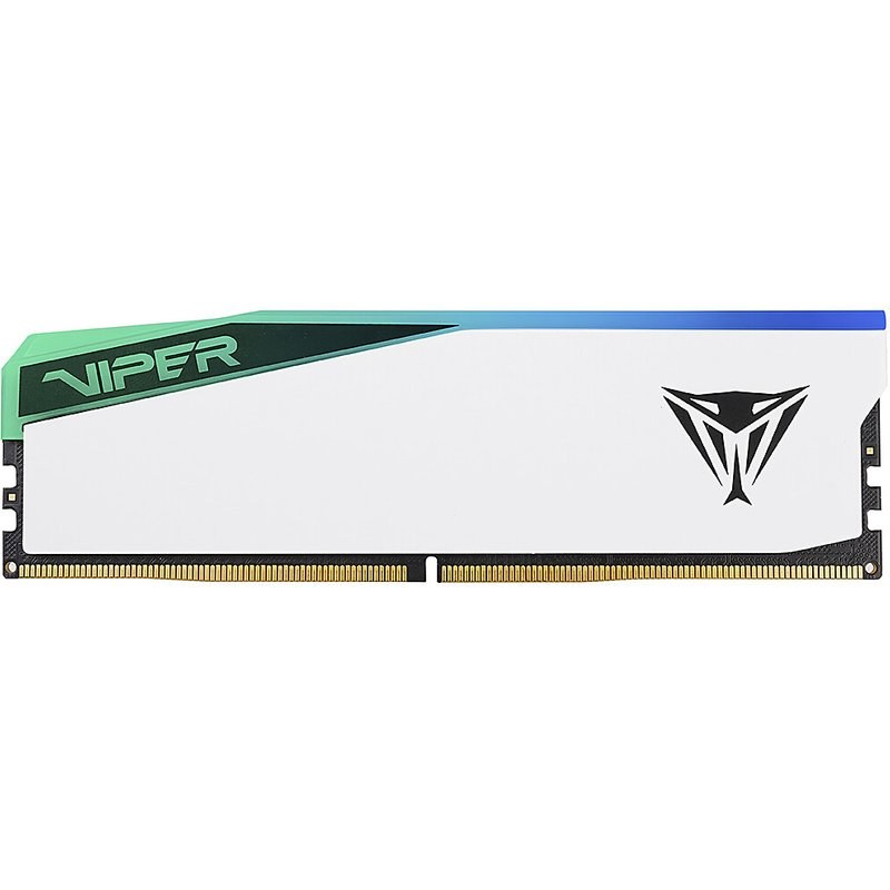 Viper Gaming Elite 5 Ultra RGB 24 Go (1X 24 Go) DDR5 5600 MHz CL46 - Blanc