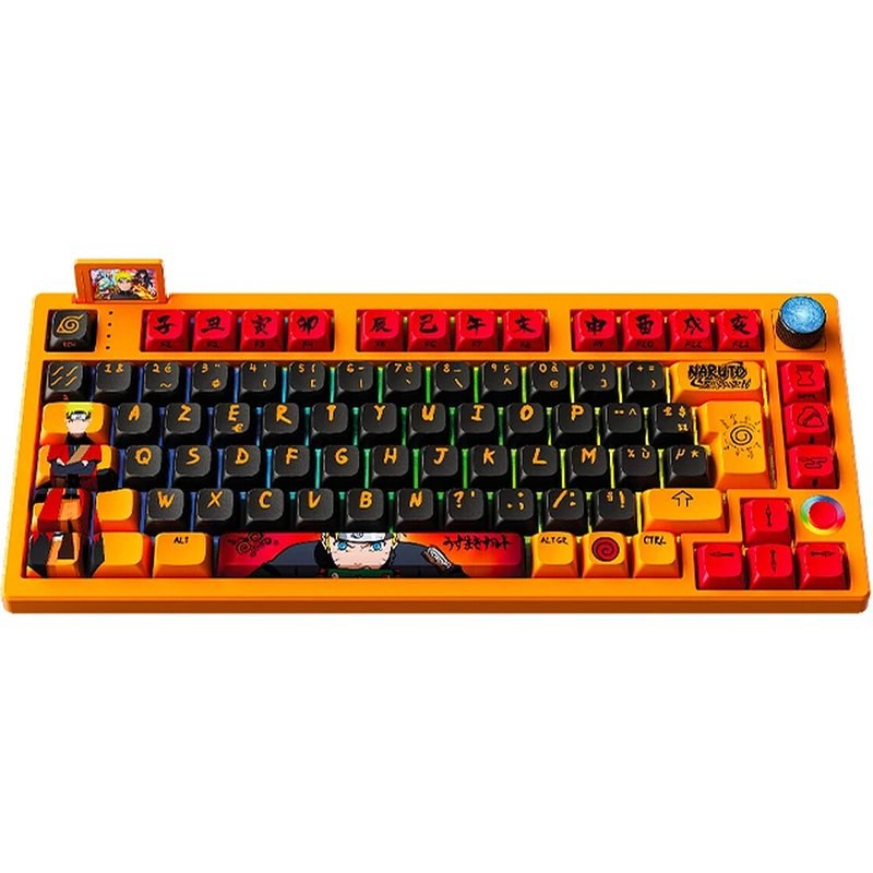 Konix Pro Gaming Clavier Mécanique Premium Naruto Shippuden - Edition Limitée