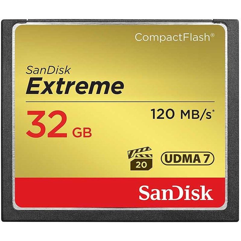 SanDisk Carte mémoire Extreme CompactFlash 32 Go