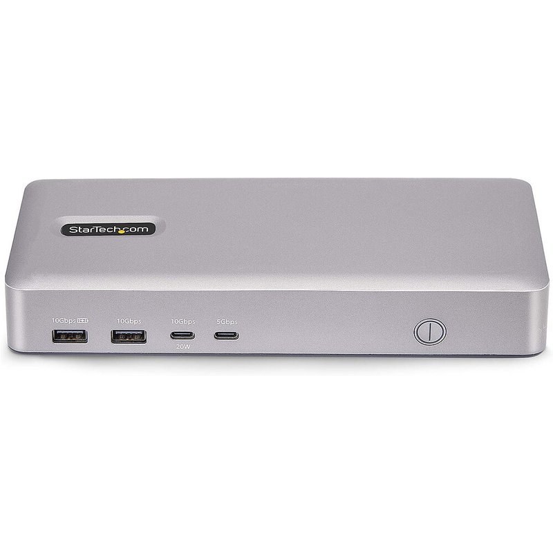 StarTech.com Station d'accueil 10-en-1 USB4 double affichage 4K 60 Hz - Power Delivery 100 W