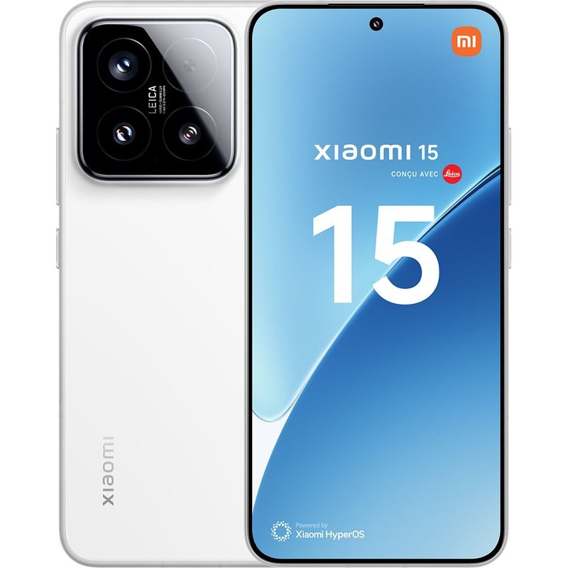 Xiaomi 15 Conçu avec Leica Blanc (12 Go / 512 Go)