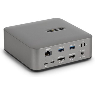 StarTech.com Station d'accueil Thunderbolt 5/USB-C double affichage 8K 60 Hz avec Power