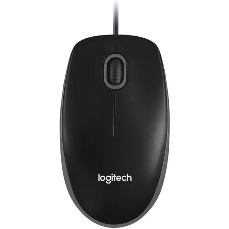 Logitech B100 Optical USB Mouse (Noir)