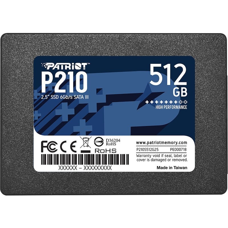 Patriot SSD P210 512 Go