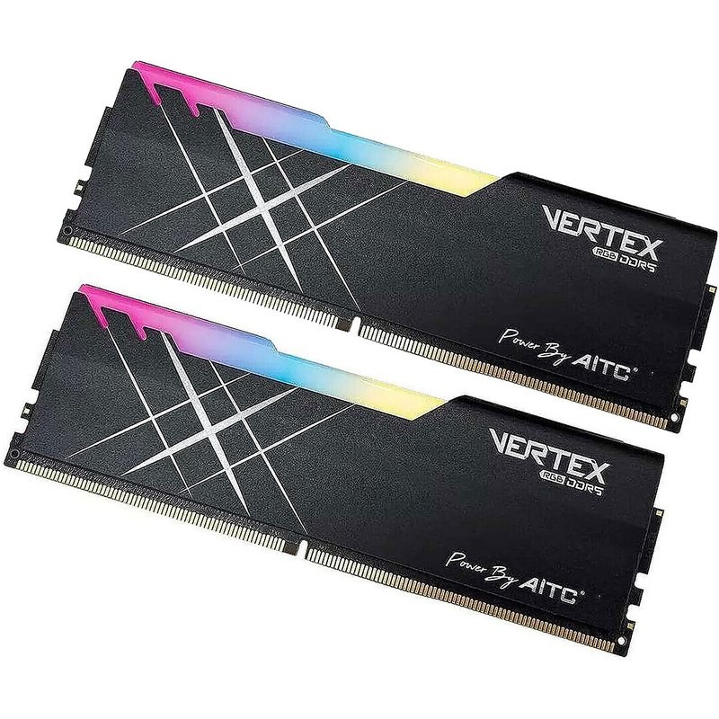 Kingsman Gaming Kit DDR5 Vertex RGB 32 Go (2X 16 Go) 6000 MHz CL38 Noir (Bulk)