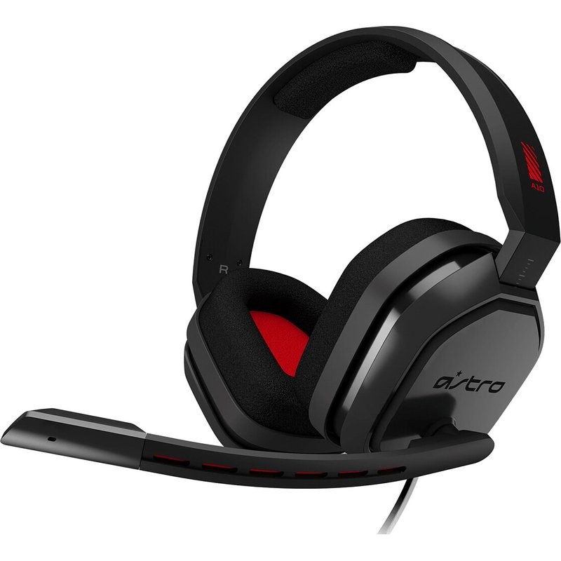Astro A10 Gris/Rouge (PC/Mac/Xbox One/PlayStation 4/Switch/Mobiles)
