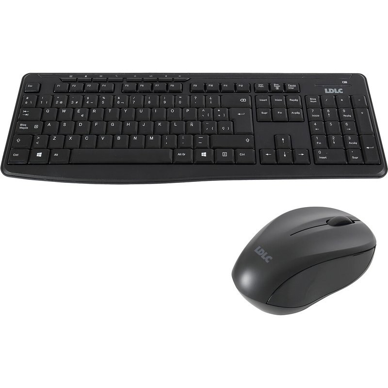 LDLC Clavier espagnol Silent Duo Pack ES (QWERTY Espagnol)