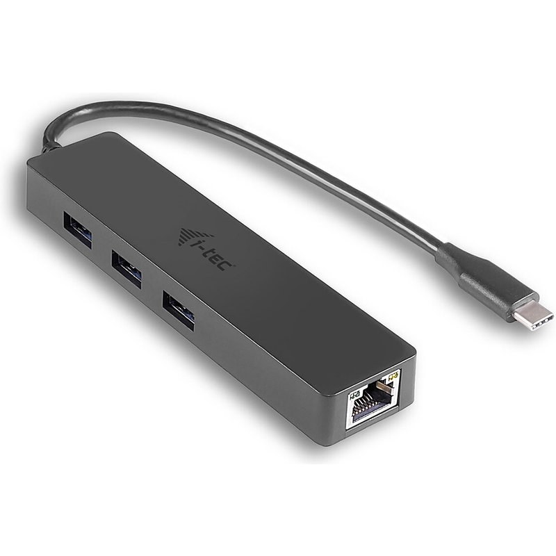 i-tec USB-C Slim Passive Hub 3 Ports + Ethernet