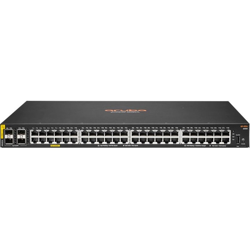 HPE Networking 6000 48G CLASS4 PoE+ 4SFP 370W (R8N85A)