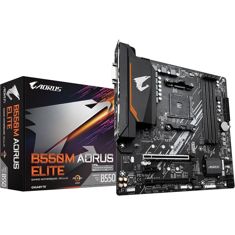 Carte mère Gigabyte Aorus B550M Elite Micro ATX Socket AM4 Chipset AMD B550