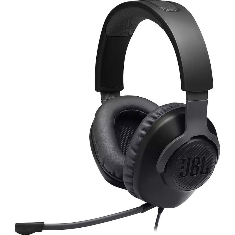 Casque PC Gaming filaire JBL Quantum 100 avec micro amovible Noir