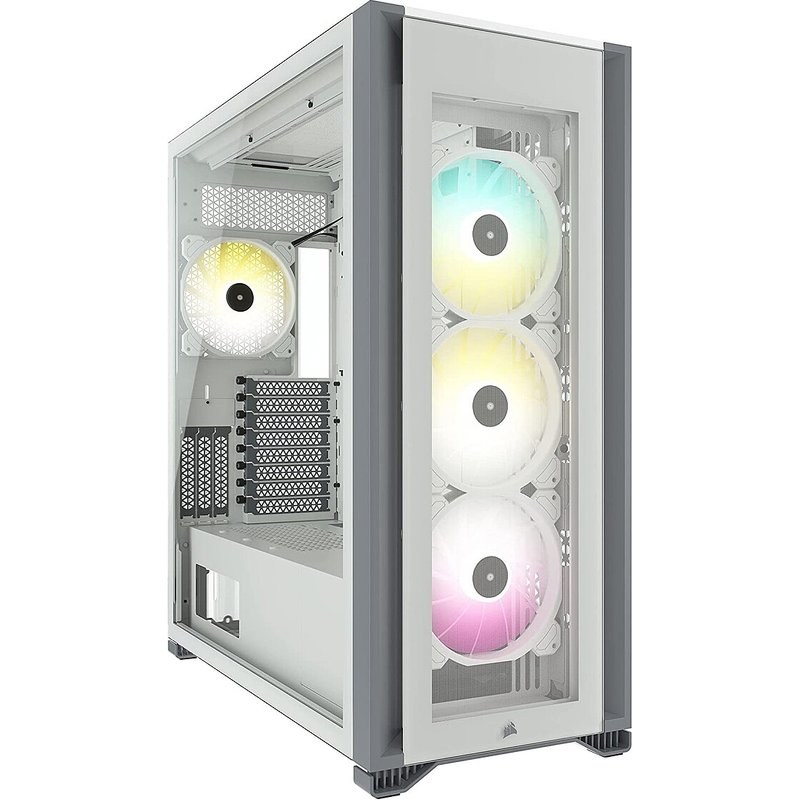 Corsair iCUE 7000X RGB Tempered Glass (Blanc)