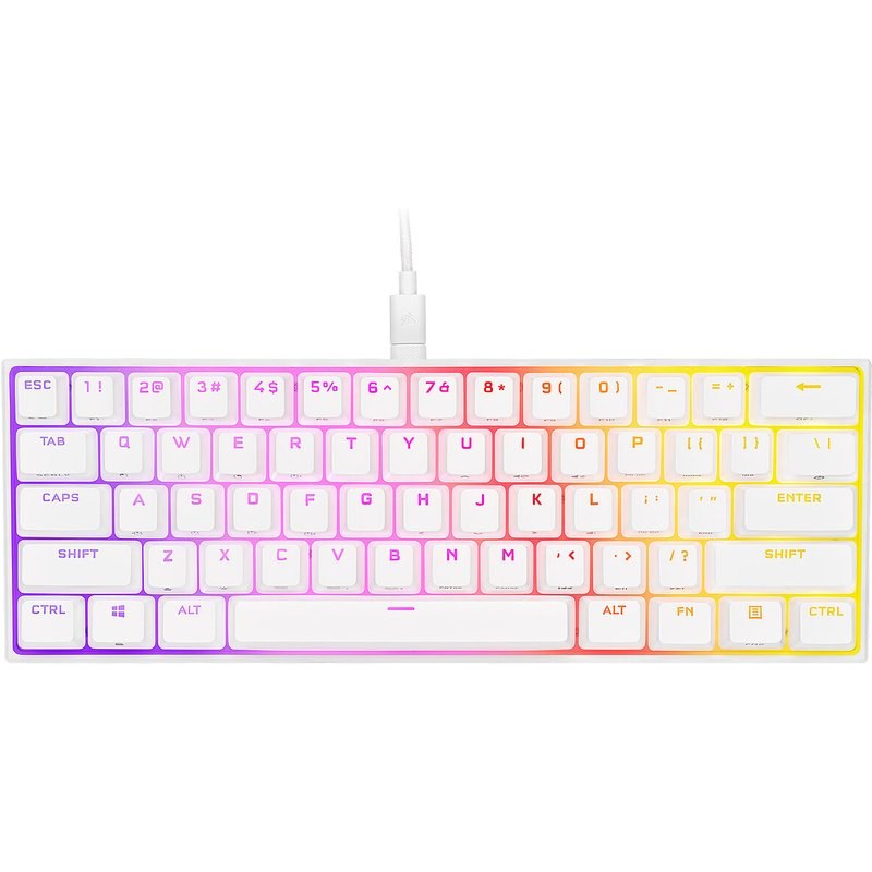 Corsair Gaming K65 Mini RGB Blanc (Cherry MX Red)