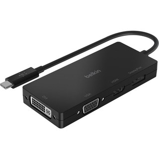 Belkin Adaptateur USB-C avec 1X HDMI 4K, 1X DisplayPort, 1X DVI, 1X VGA