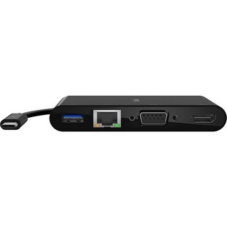 Belkin Adaptateur USB-C avec 1X HDMI 4K, 1X VGA, RJ45 et 100 W