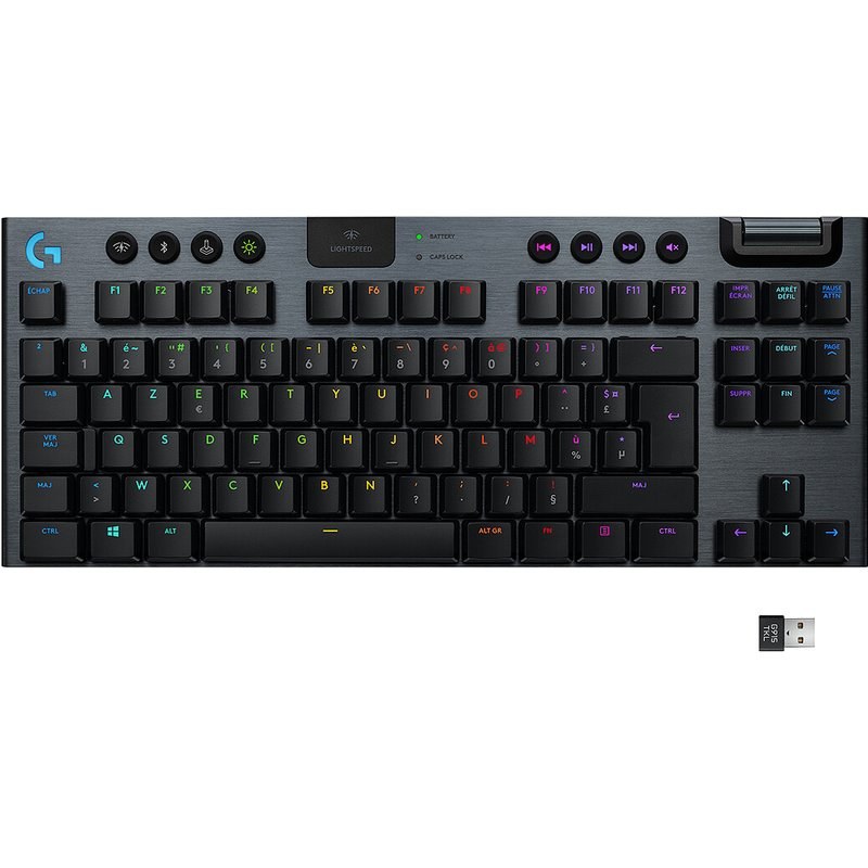 Logitech G G915 Tenkeyless Lightspeed Carbone (Tactile Version)