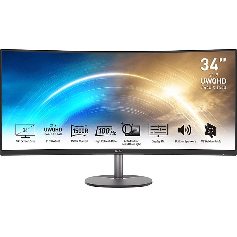 MSI 34" LED - PRO MP341CQ