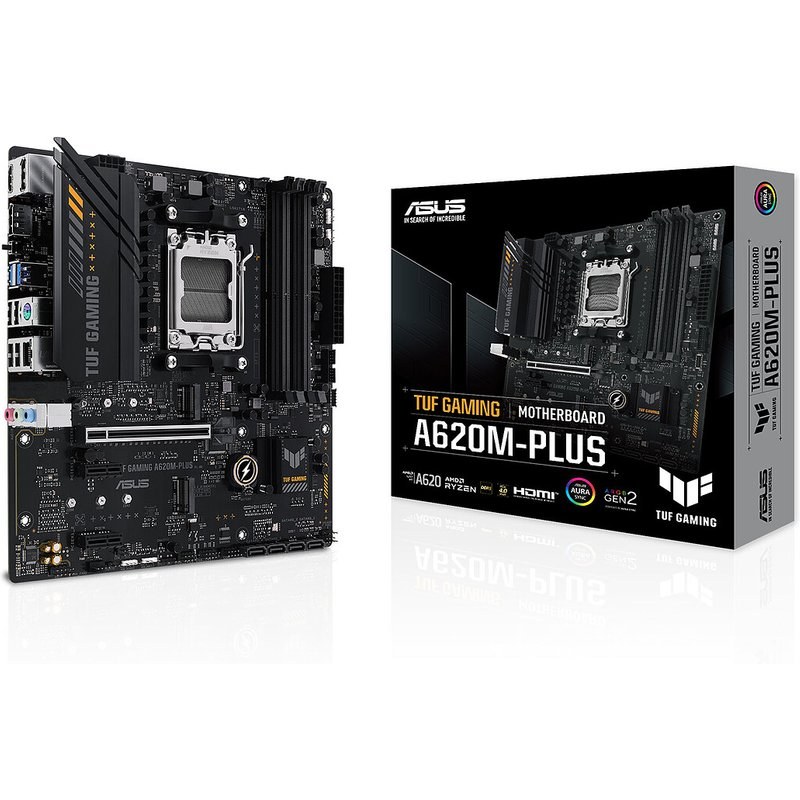 Carte mère ASUS TUF GAMING A620M-PLUS micro ATX Socket AM5 Chipset AMD A620