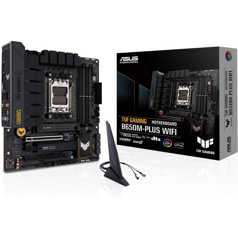 Carte mère ASUS TUF GAMING AMD B650M-PLUS Wi-Fi micro ATX Socket AM5 Chipset AMD B650
